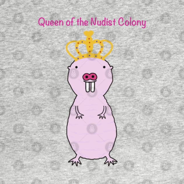 Naked Mole Rat Queen by Coconut Moe Illustrations